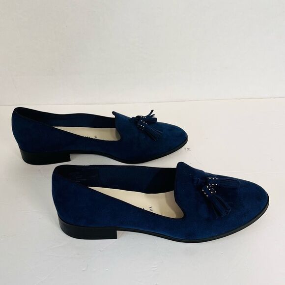 Anne Klein Diana Loafers   Navy Blue   Size 8M - Picture 4 of 5